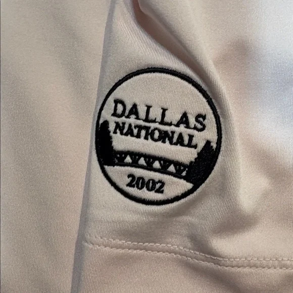 Redvanly Light Pink Darby Mens Golf Dallas National 2002 Polo Shirt Large - Picture 5 of 6
